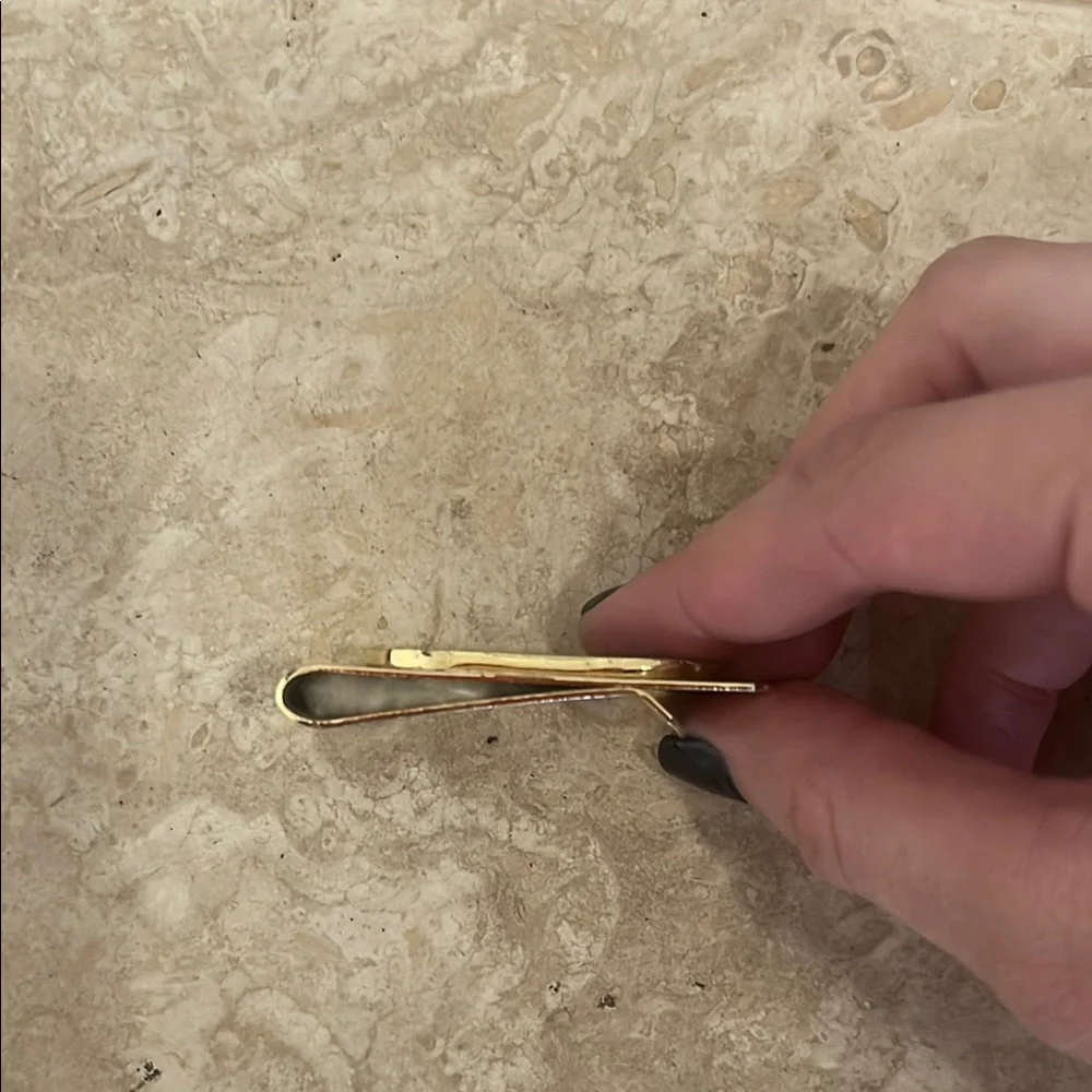 VTG Louisiana Downs Gold Toned Money Clip